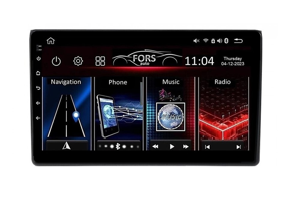 Штатна магнітола FORS.auto FS 1 LITE для Audi A4 (1+32Gb, 9") 2000-2009, фото 1