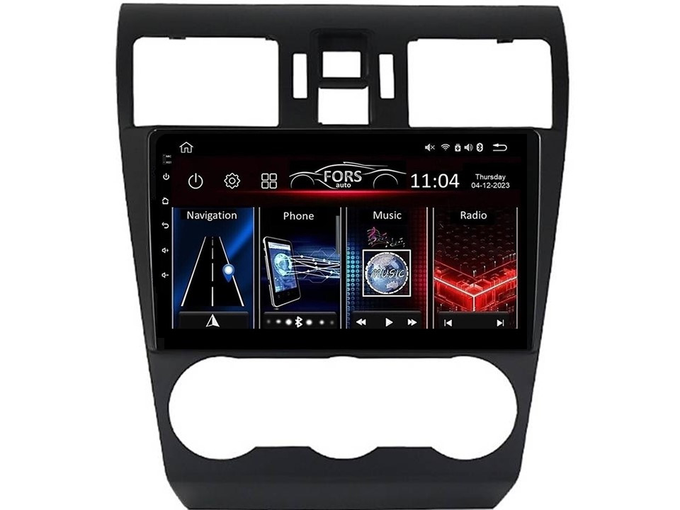 Штатна магнітола FORS.auto FS 1 LITE для Subaru Forester (1+32Gb, 9") 2013-2016, фото 1