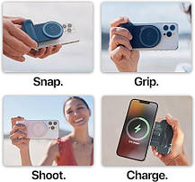 ShiftCam SnapGrip — тримач камери для мобільного телефона з бездротовою кнопкою спуску затвора — магнітне, фото 5