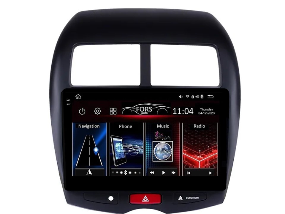 Штатна магнітола FORS.auto FS 2 PRO для Mitsubishi ASX (2+32Gb, 10") 2010-2018