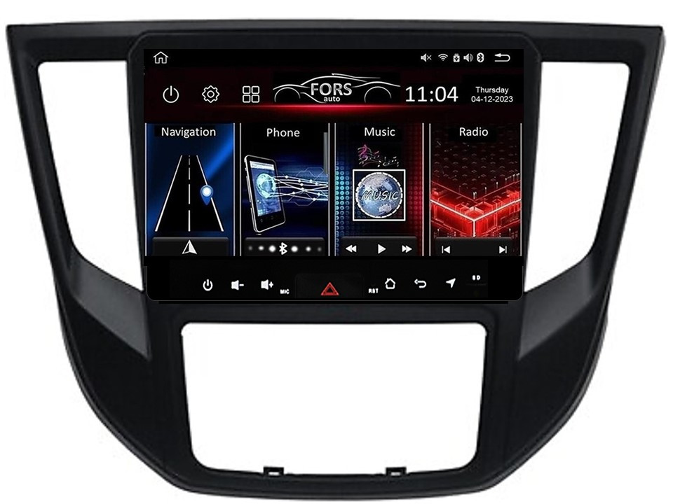 Штатна магнітола FORS.auto FS 6 MAX для Mitsubishi Grand Lancer (6+128Gb, 9") 2017-2019