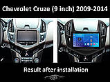 Штатна магнітола FORS.auto FS 1 LITE для Chevrolet Cruze (1+32Gb, 9") 2009-2014, фото 3