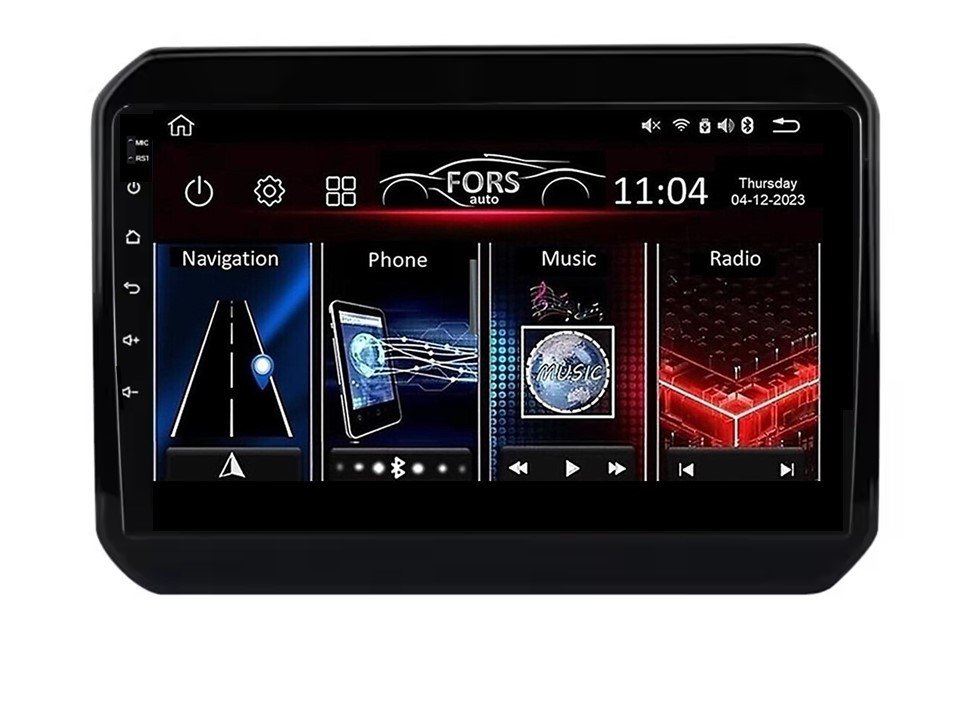 Штатна магнітола FORS.auto FS 1 LITE для Suzuki Ignis (1+32Gb, 9") 2016-2019, фото 1