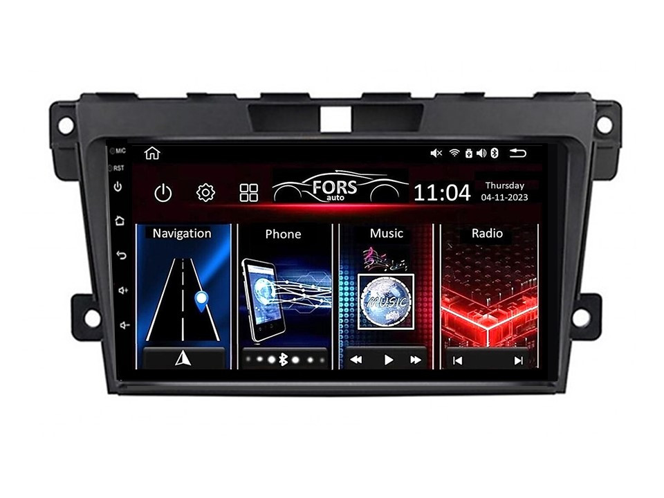 Штатна магнітола FORS.auto FS 1 LITE для Mazda CX-7 (1+32Gb, 9") 2007-2015, фото 1