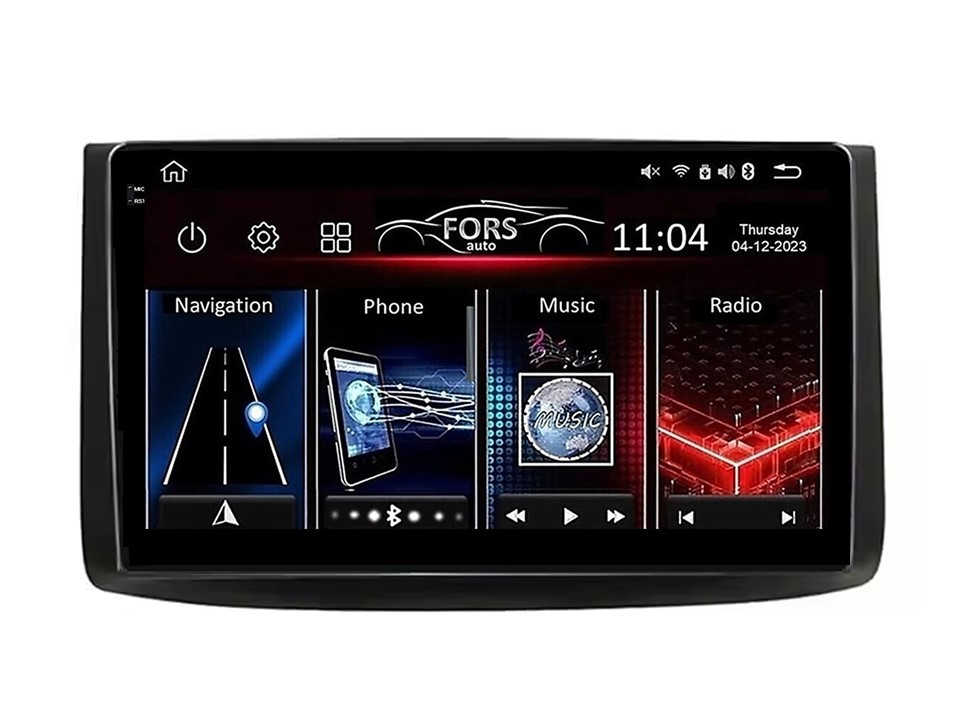 Штатна магнітола FORS.auto FS 4 MAX для Chevrolet Epica/Lova/Captiva/Gentra/Aveo (4+32Gb, 9") 2006-2011, фото 1