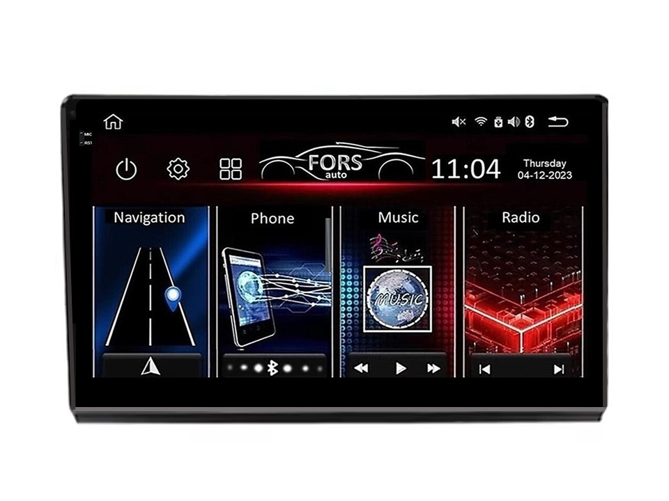 Штатна магнітола FORS.auto FS 2 PRO для Fiat Bravo (2+32Gb, 9") 2007-2014