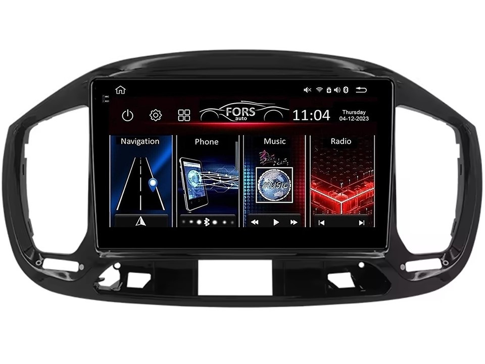 Штатна магнітола FORS.auto FS 2 PRO для Fiat Uno (2+32Gb, 9") 2015-2019, фото 1