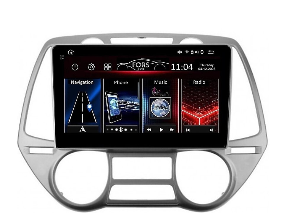 Штатна магнітола FORS.auto FS 2 PRO для Hyundai I20 (2+32Gb, 9") 2008-2012, фото 1