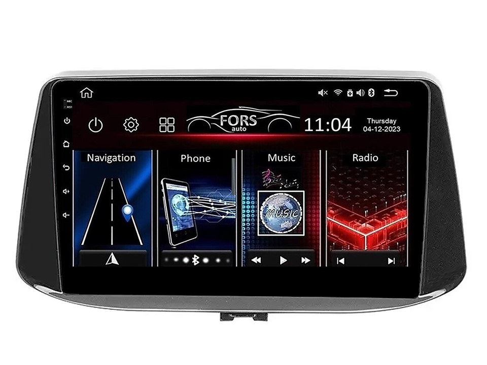 Штатна магнітола FORS.auto FS 1 LITE для Hyundai i30 (1+32Gb, 9") 2017-2019, фото 1