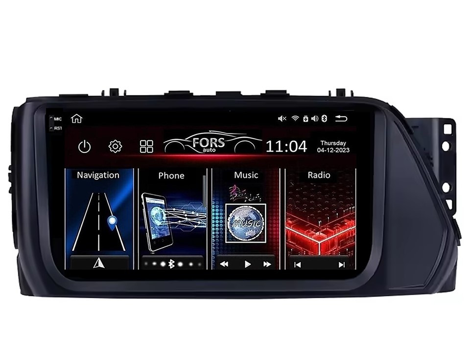 Штатна магнітола FORS.auto FS 4 PRO для Hyundai Verna (4+64Gb, 9") 2017-2018, фото 1