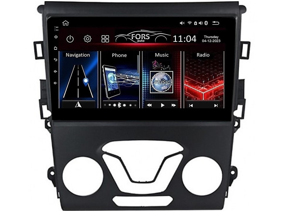 Штатна магнітола FORS.auto FS 1 LITE для Ford Mondeo Fusion (1+32Gb, 9") 2012-2019, фото 1