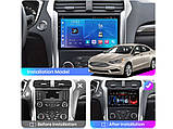 Штатна магнітола FORS.auto FS 1 LITE для Ford Mondeo Fusion (1+32Gb, 9") 2012-2019, фото 2