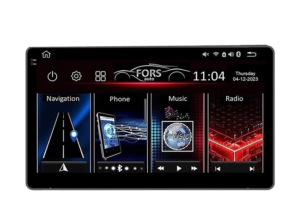 Штатна магнітола FORS.auto FS 6 MAX для Kia Sorento (6+128Gb, 10") 2013-2014
