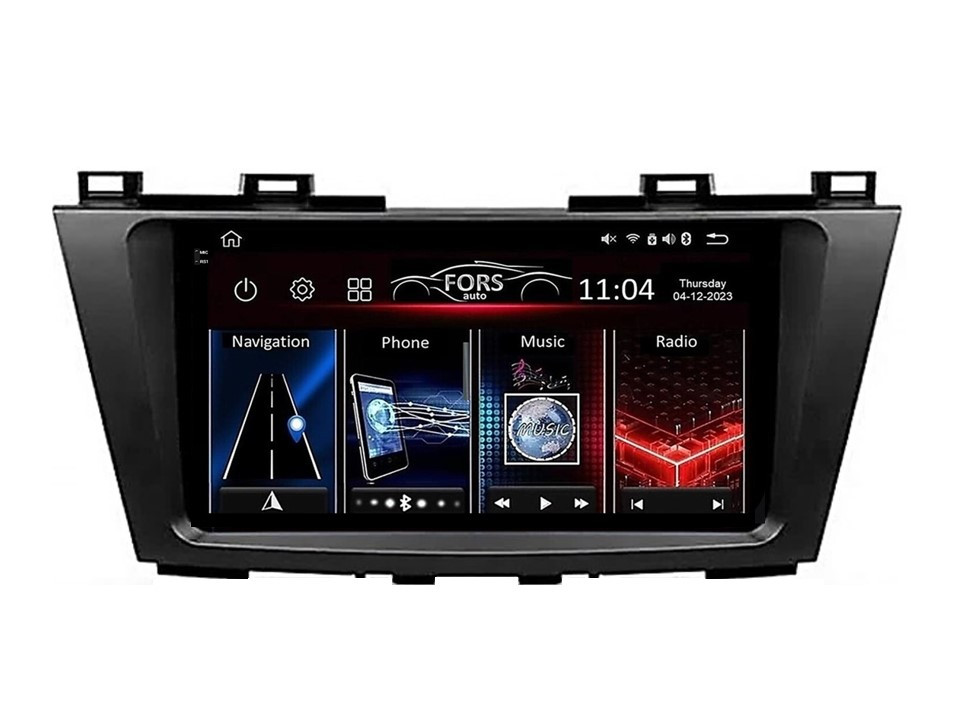 Штатна магнітола FORS.auto FS 2 PRO для Mazda 5 (2+32Gb, 9") 2011-2015, фото 1