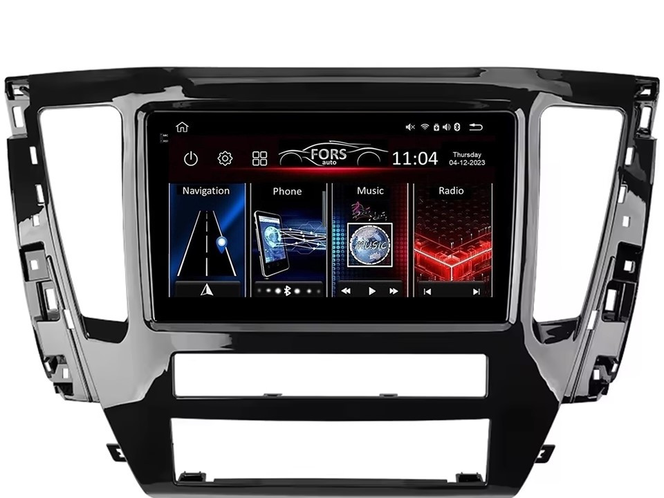 Штатна магнітола FORS.auto FS 6 MAX для Mitsubishi Pajero Sport/L200 (6+128Gb, 10") 2020-2021