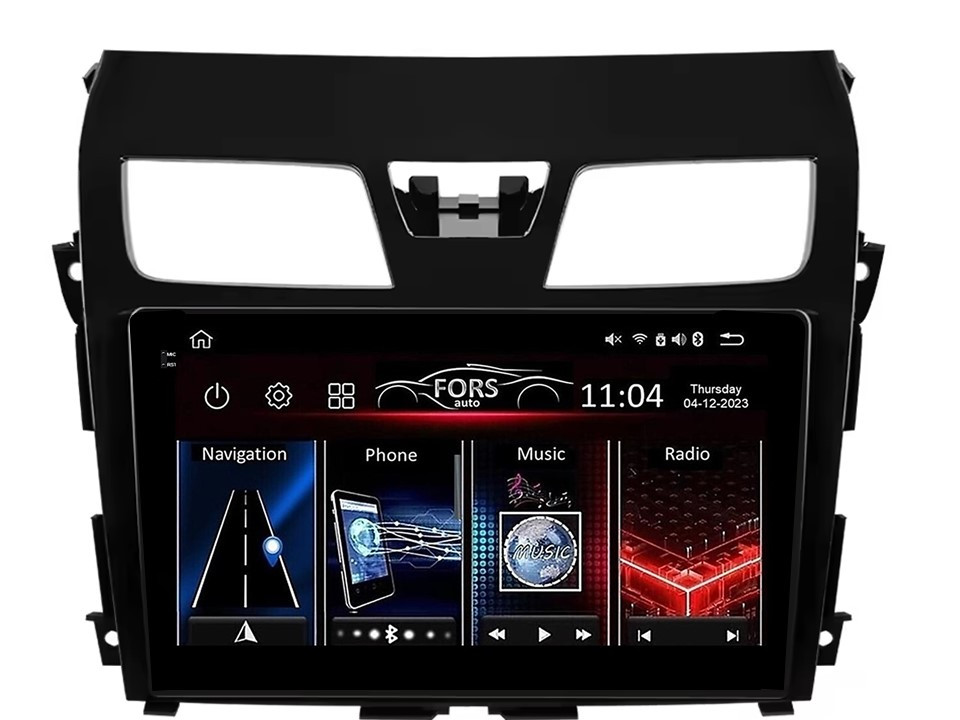 Штатна магнітола FORS.auto FS 6 MAX для Nissan Teana/Altima (6+128Gb, 10") 2013-2016