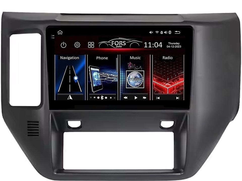 Штатна магнітола FORS.auto FS 6 MAX для Nissan Patrol (6+128Gb, 9") 2011-2015