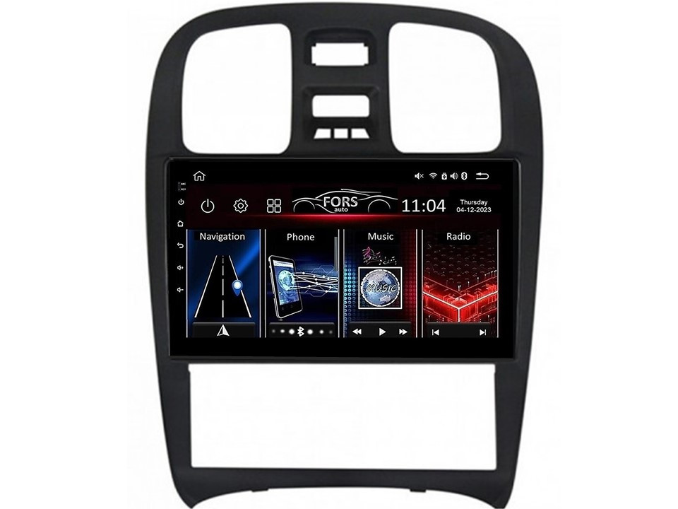 Штатна магнітола FORS.auto FS 1 LITE для Hyundai Sonata (1+32Gb, 9") 2003-2009, фото 1