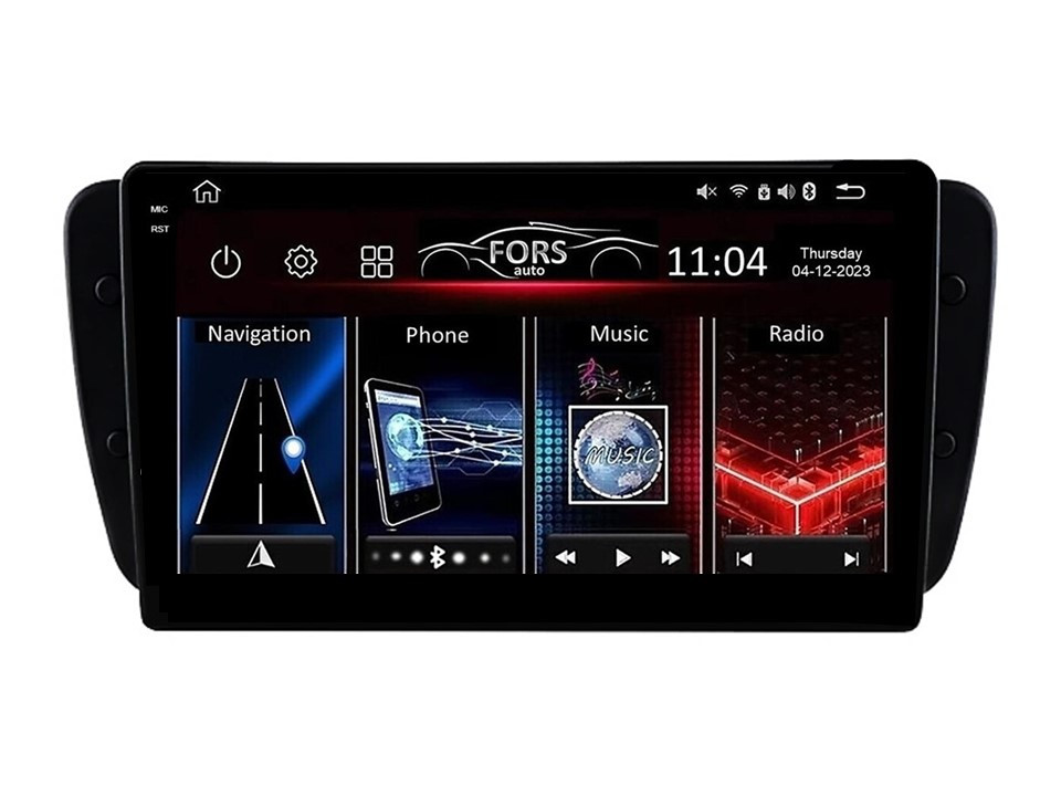 Штатна магнітола FORS.auto FS 4 MAX для Seat Ibiza (4+32Gb, 9") 2008-2015