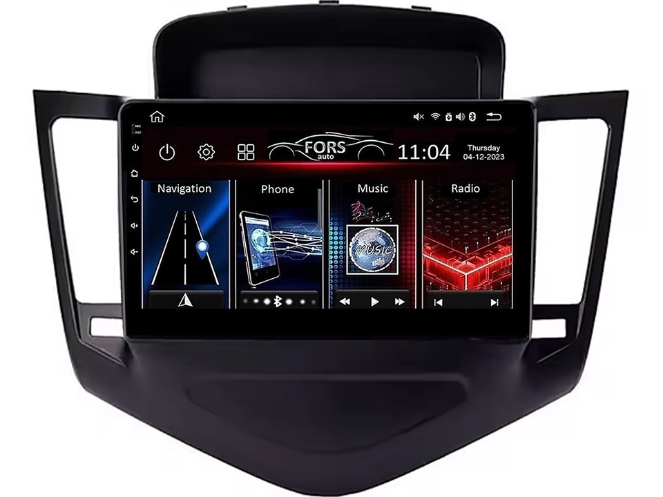 Штатна магнітола FORS.auto FS 1 LITE для Chevrolet Cruze (1+32Gb, 9") 2008-2011, фото 1