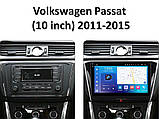Штатна магнітола FORS.auto FS 4 PRO для Volkswagen Passat (4+64Gb, 10") 2011-2015, фото 2