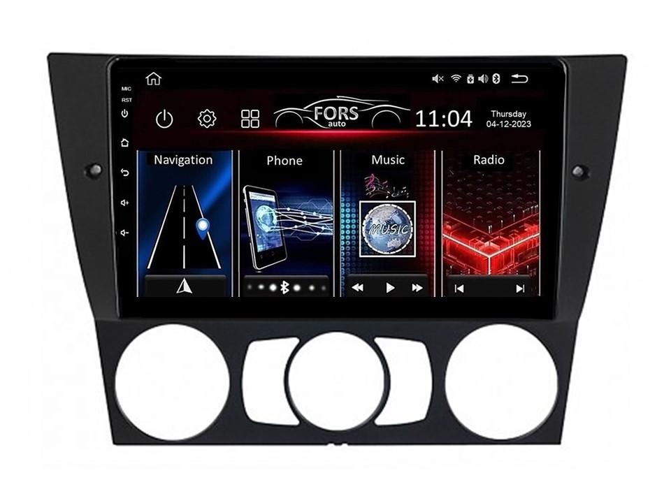 Штатна магнітола FORS.auto FS 1 LITE для BMW E90/E91/E92/E93 (1+32Gb, 9") 2004-2012, фото 1