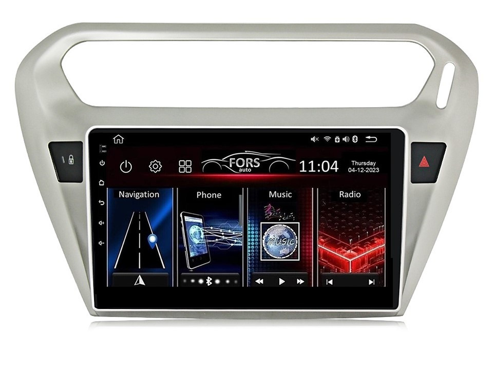 Штатна магнітола FORS.auto FS 1 LITE для Citroen C-Elysee (1+32Gb, 9") 2012-2017, фото 1