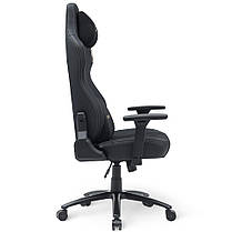 Комп'ютерне крісло геймерське тканинне Cyberlux Poseidon Black, фото 3