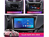 Штатна магнітола FORS.auto FS 1 LITE для Suzuki Swift (1+32Gb, 9") 2011-2016, фото 2