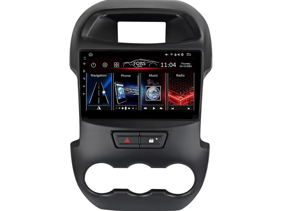 Штатна магнітола FORS.auto FS 1 LITE для Ford Ranger (1+32Gb, 9") 2011-2014, фото 1