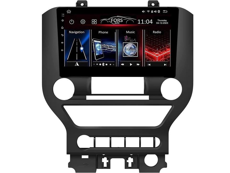 Штатна магнітола FORS.auto FS 1 LITE для Ford Mustang (1+32Gb, 9") 2015-2019, фото 1