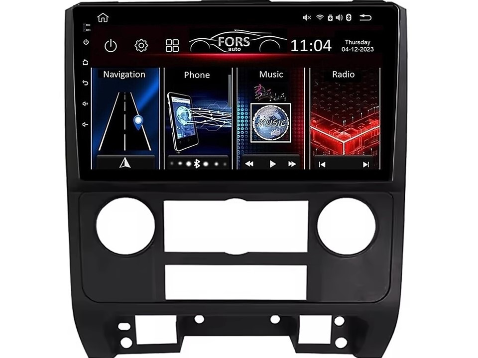 Штатна магнітола FORS.auto FS 1 LITE для Ford Escape (1+32Gb, 9") 2007-2012, фото 1