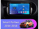 Штатна магнітола FORS.auto FS 1 LITE для Smart Fortwo (1+32Gb, 9") 2016-2018, фото 2