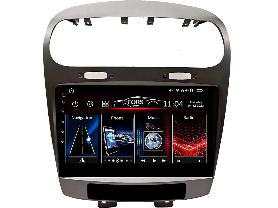 Штатна магнітола FORS.auto FS 1 LITE для Fiat Freemont (1+32Gb, 9") 2012-2014, фото 1