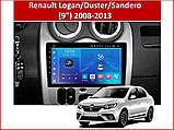 Штатна магнітола FORS.auto FS 1 LITE для Renault Logan/Duster/Sandero (1+32Gb, 9") 2008-2013, фото 2
