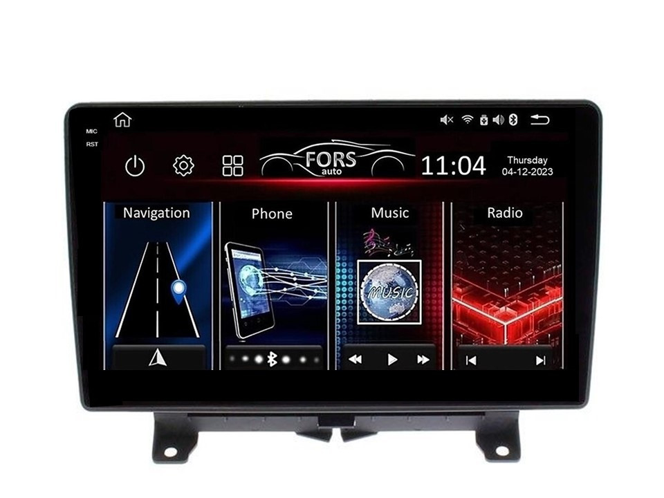 Штатна магнітола FORS.auto FS 4 PRO для Land Rover/Range Rover Sport (4+64Gb, 9") 2005-2009