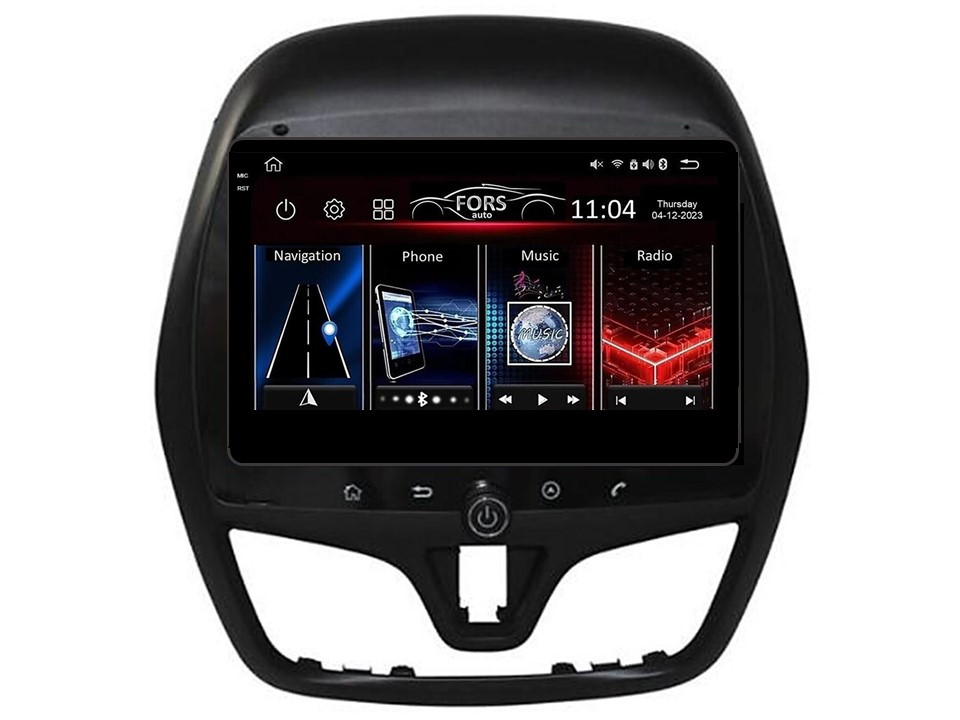 Штатна магнітола FORS.auto FS 6 MAX для Daewoo Matiz/Chevrolet Spark/Beat (6+128Gb, 9") 2015-2018, фото 1