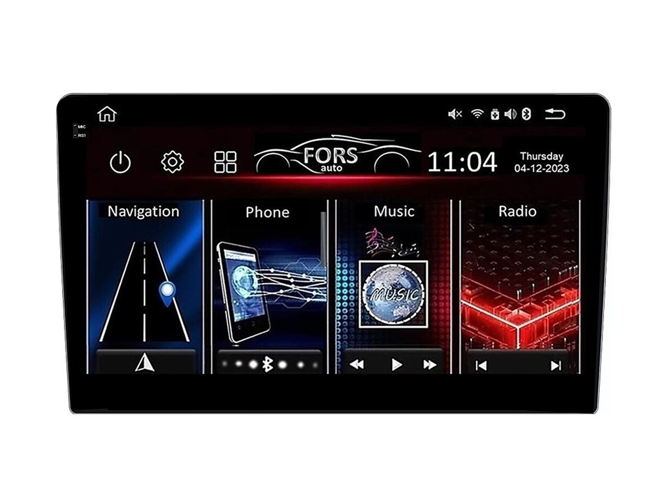 Штатна магнітола FORS.auto FS 6 MAX для Peugeot 307 (6+128Gb, 9") 2001-2008