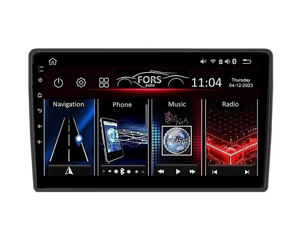 Штатна магнітола FORS.auto FS 1 LITE для Ford Focus (1+32Gb, 9") 2005-2008, фото 1