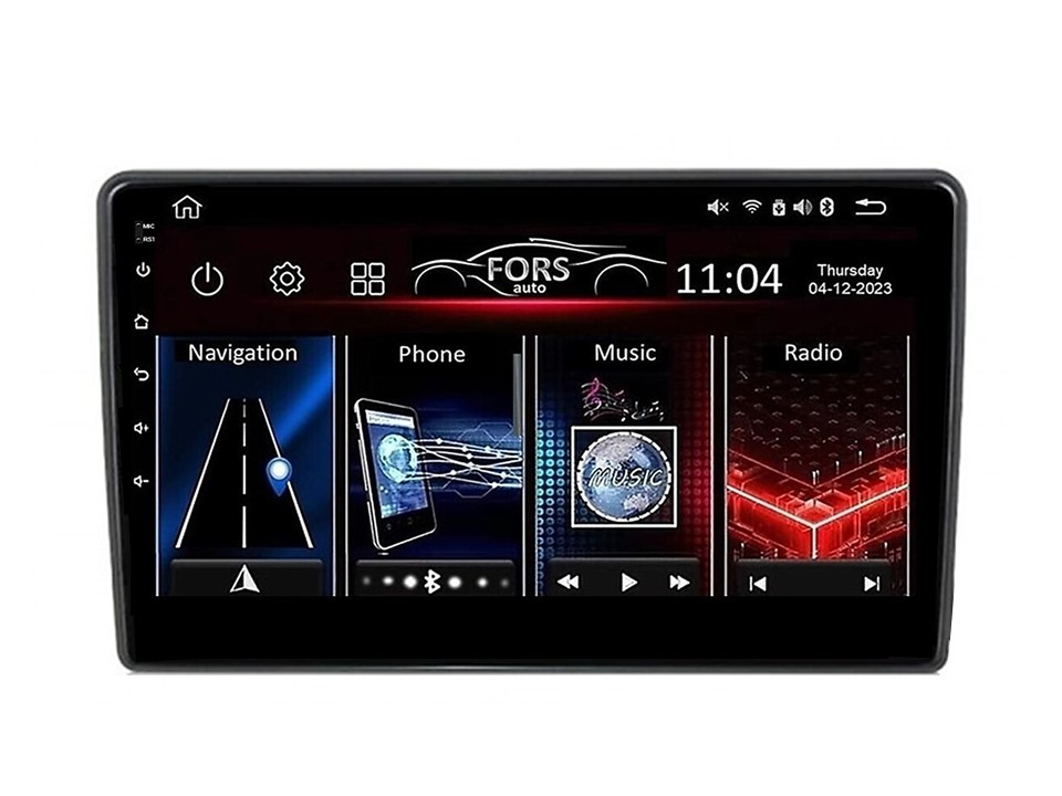 Штатна магнітола FORS.auto FS 1 LITE для Ford Mondeo/C-MAX (1+32Gb, 9") 2007-2010, фото 1