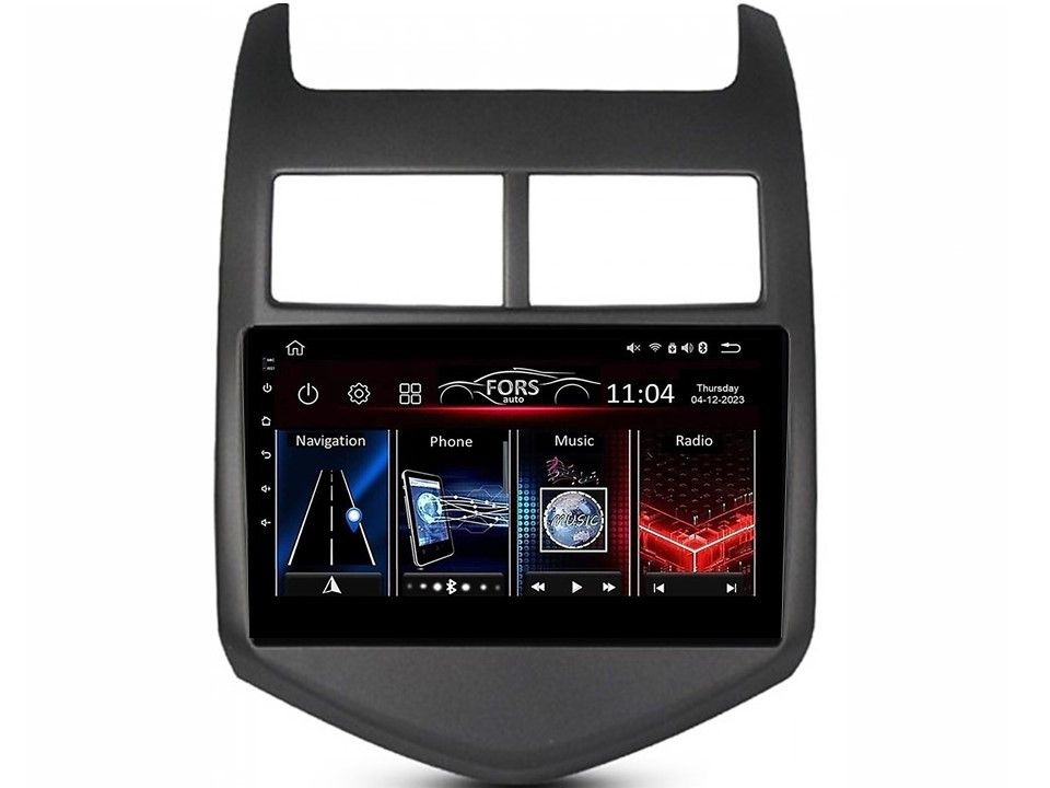 Штатна магнітола FORS.auto FS 1 LITE для Chevrolet Aveo (1+32Gb, 9") 2011-2015, фото 1