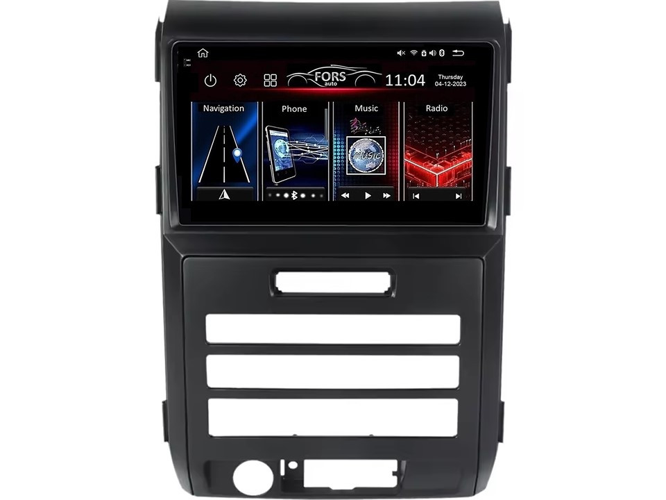 Штатна магнітола FORS.auto FS 6 MAX для Ford F150/Raptor (6+128Gb, 9", low-end) 2008-2014
