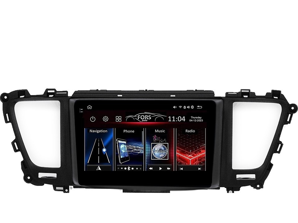 Штатна магнітола FORS.auto FS 4 PRO для Kia Carnival/Sedona (4+64Gb, 9") 2014+, фото 1