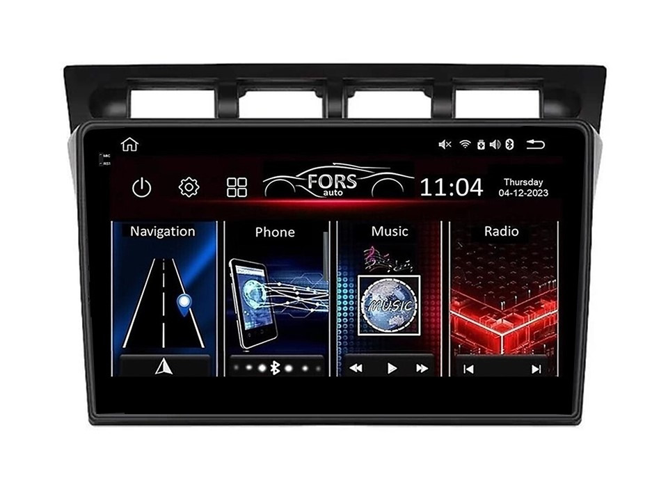 Штатна магнітола FORS.auto FS 4 MAX для Kia Optima (4+32Gb, 9") 2004-2007