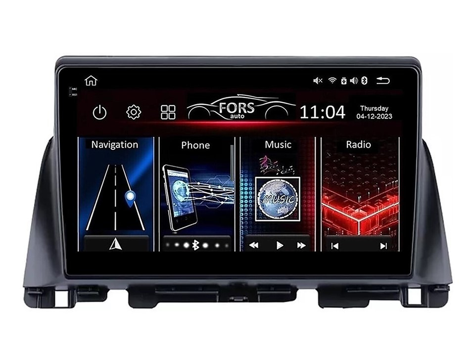 Штатна магнітола FORS.auto FS 6 MAX для Kia Optima K5 (6+128Gb, 9") 2015-2018