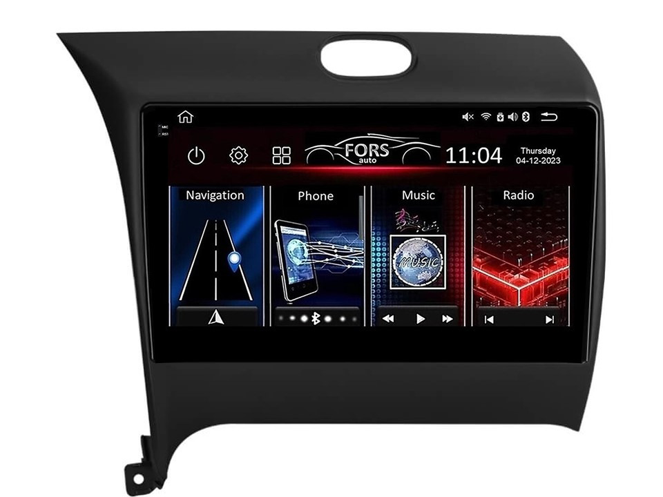 Штатна магнітола FORS.auto FS 4 PRO для Kia Cerato/K3 (4+64Gb, 9") 2012-2018, фото 1