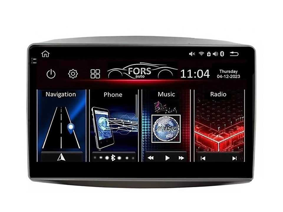 Штатна магнітола FORS.auto FS 4 PRO для Kia Sorento (4+64Gb, 10") 2017-2020
