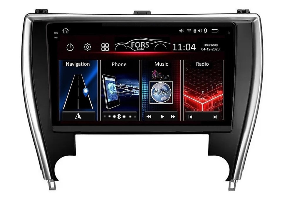 Штатна магнітола FORS.auto FS 4 MAX для Toyota Camry (4+32Gb, 10") 2014-2017