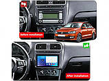 Штатна магнітола FORS.auto FS 6 MAX для Volkswagen Polo (6+128Gb, 9", silver) 2008-2020, фото 2