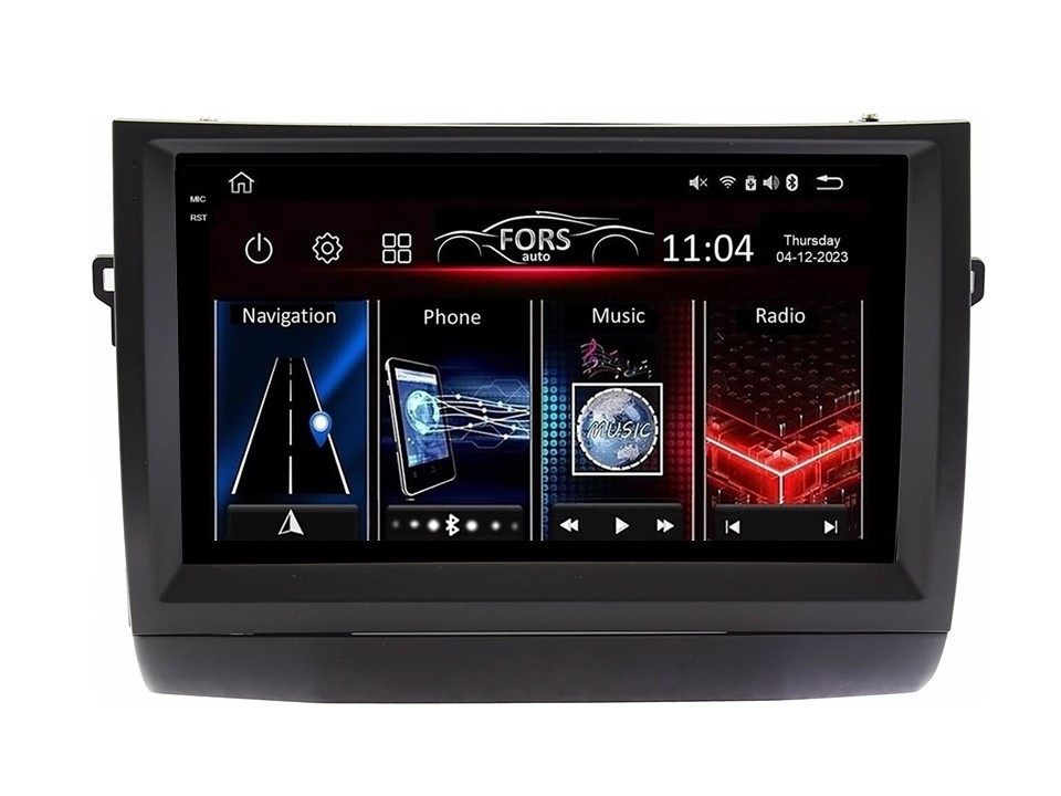 Штатна магнітола FORS.auto FS 4 PRO для Toyota Prius (4+64Gb, 9") 2002-2009